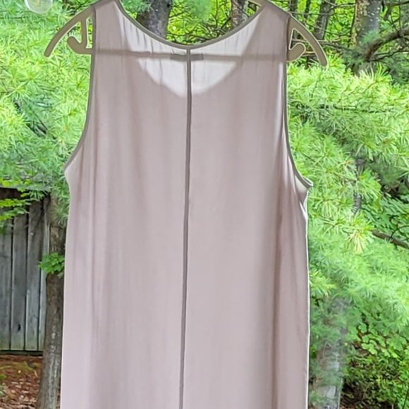 OAK+FORT, silk summer dress, M, pastel gray/green - Picture 4 of 7